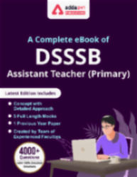 A Complete eBook of DSSSB Assistant Teacher (Primary) 2021 (English Medium)